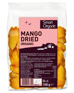 Mango uscat felii bio 100g Smart Organic