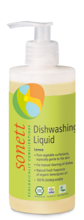 Detergent ecologic pentru spalat vase - lamaie, Sonett 300ml