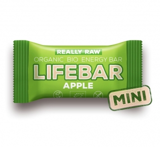 Lifebar baton cu mere raw bio 25g