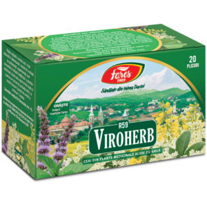 Viroherb, R59, ceai la plic, Fares