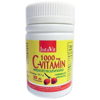 Vitamina C Retard cu Extract de Macese 1000mg, 30 tb, JutaVit