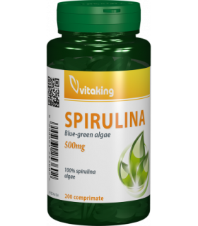 Spirulina - 500 mg (200 comprimate), Vitaking