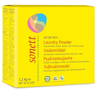 Detergent ecologic praf pt. rufe 1.2 kg Sonett