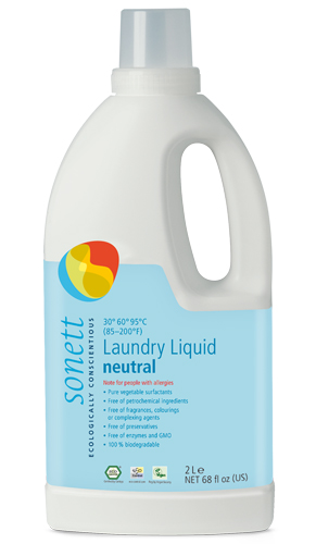 Detergent ecologic pentru rufe albe si colorate, neutru SENSITIVE 2L, Sonett 