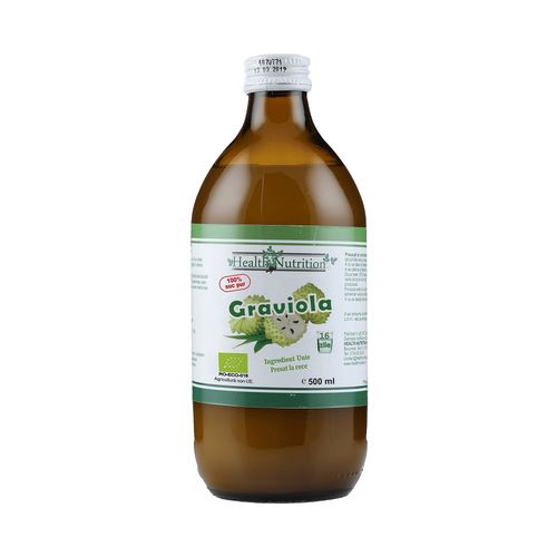 Graviola BIO - suc 100% pur, 500ml, Health Nutrition