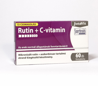 Rutina + Vitamina C, 50+10 tb, JutaVit