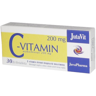 Vitamina C 200mg, 30 tb, JutaVit