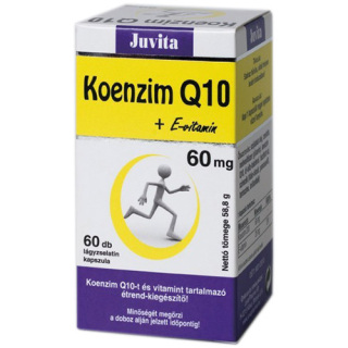 Coenzima Q10 60mg + vitamina E 35mg, 60 cps, Juvita