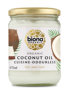 Ulei de cocos dezodorizat pt. gatit bio 470g Biona