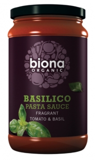 Sos Basilico pentru paste cu busuioc bio 350g Biona