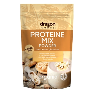 Mix proteic raw bio 200g Dragon Superfoods