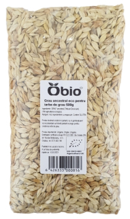Grau ancestral pentru iarba de grau bio 500g, Obio 