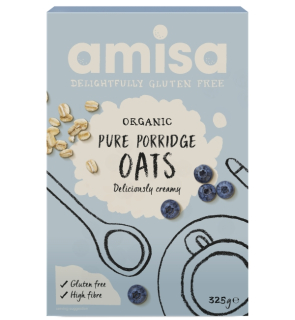 Porridge din ovaz fara gluten bio 325g AMISA