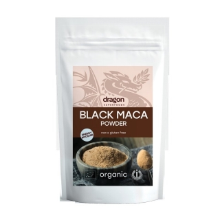 Maca neagra pudra raw bio 100g Dragon Superfoods