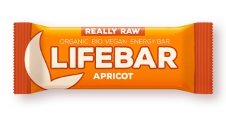 Lifebar baton cu caise raw bio 47g