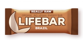 Lifebar baton cu nuci braziliene raw bio 47g