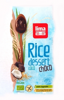 Desert din orez cu cocos si ciocolata bio 2x100ml