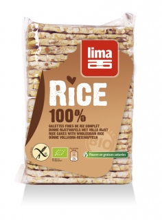 Rondele de orez expandat cu sare bio 130g, Lima