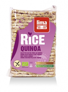 Rondele de orez expandat cu quinoa bio 130g, Lima