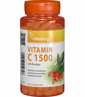 Vitamina C 1500 mg cu macese - 60 comprimate, Vitaking