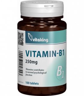 Vitamina B1 (tiamina) 250mg - 100 comprimate, Vitaking