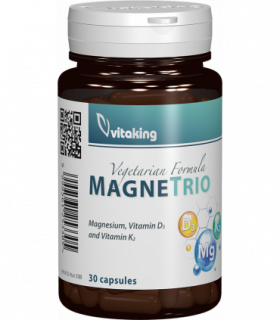 MagneTrio (Vitamina K2, Magneziu si D3) - 30 capsule, Vitaking