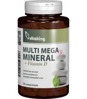 Complex multimineral cu vitamina D - 90 comprimate, Vitaking
