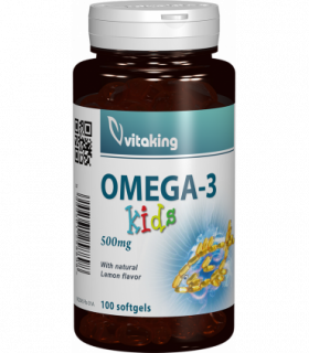 Omega 3 natural pentru copii - 100 capsule gelatinoase, Vitaking