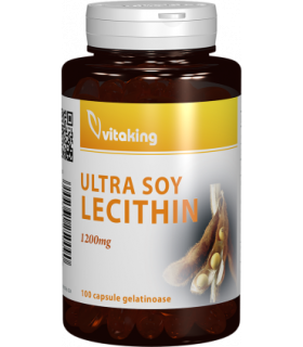 Lecitina Forte 1200 mg - 100 capsule gelatinoase, Vitaking