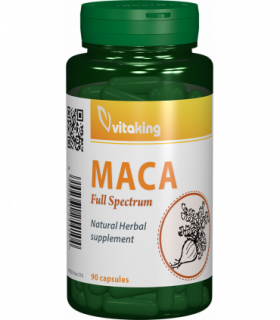 Extract Maca 500mg - 90 capsule vegetale, Vitaking