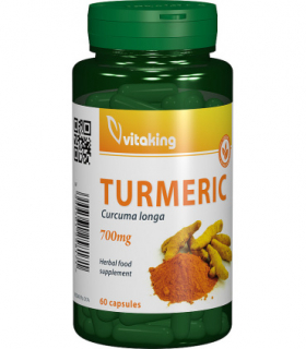 Turmeric (Curcuma) 700mg - 60 capsule vegetale, Vitaking