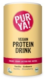 Vegan Protein Drink vanilie-capsuni bio 550g