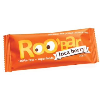 Baton raw bio cu incan berry 30g, Roobar