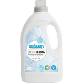 Detergent ecologic lichid pentru rufe albe si colorate sensitiv 1.5L