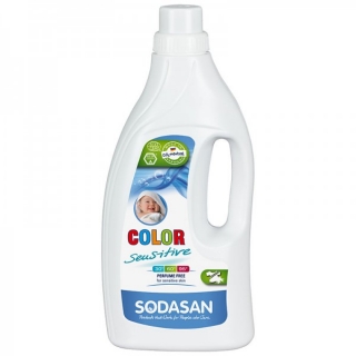 Detergent ecologic lichid pentru rufe albe si colorate sensitiv 1.5L Sodasan