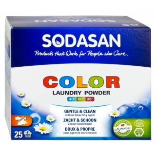 Detergent praf ecologic compact rufe albe si colorate 1.2kg Sodasan