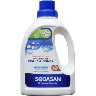 Detergent Bio Lichid Pentru Rufe Delicate, Lana Si Matase 750 ml Sodasan