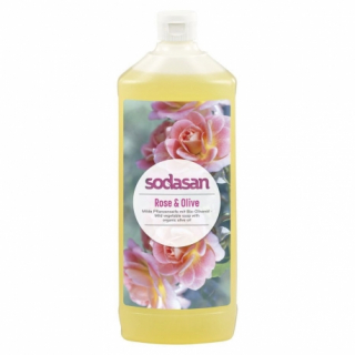 Sapun lichid/gel de dus ecologic Trandafiri - Masline 1L Sodasan