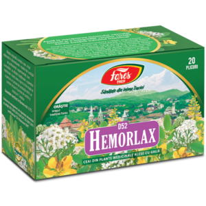 Hemorlax (antihemoroidal), D52, ceai la plic, Fares