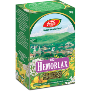 Hemorlax (antihemoroidal), D53, ceai la pungă, Fares