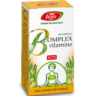 B complex vitamine naturale, F172, capsule, Fares
