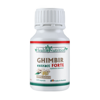 GHIMBIR EXTRACT FORTE 100% natural, 120 capsule, Health Nutrition