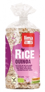 Rondele din orez expandat cu quinoa bio 100g, Lima