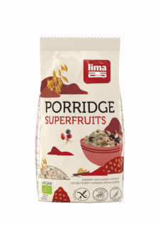 Porridge Express cu superfructe fara gluten bio 350g, Lima
