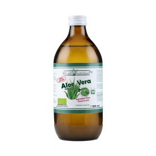 Aloe Vera BIO - suc 100% pur, 500 ml, Health Nutrition