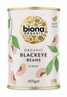 Fasole alba blackeye bio 400g Biona