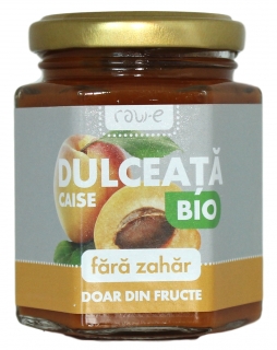 Dulceata de caise bio fara zahar, 200g