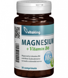Magne B6 - 30 comprimate, Vitaking