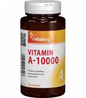 Vitamina A 10.000 UI - 250 capsule gelatinoase, Vitaking