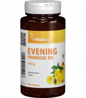 Evening Primrose oil (ulei de primula) 500 mg - 100 capsule gelatinoase,Vitaking